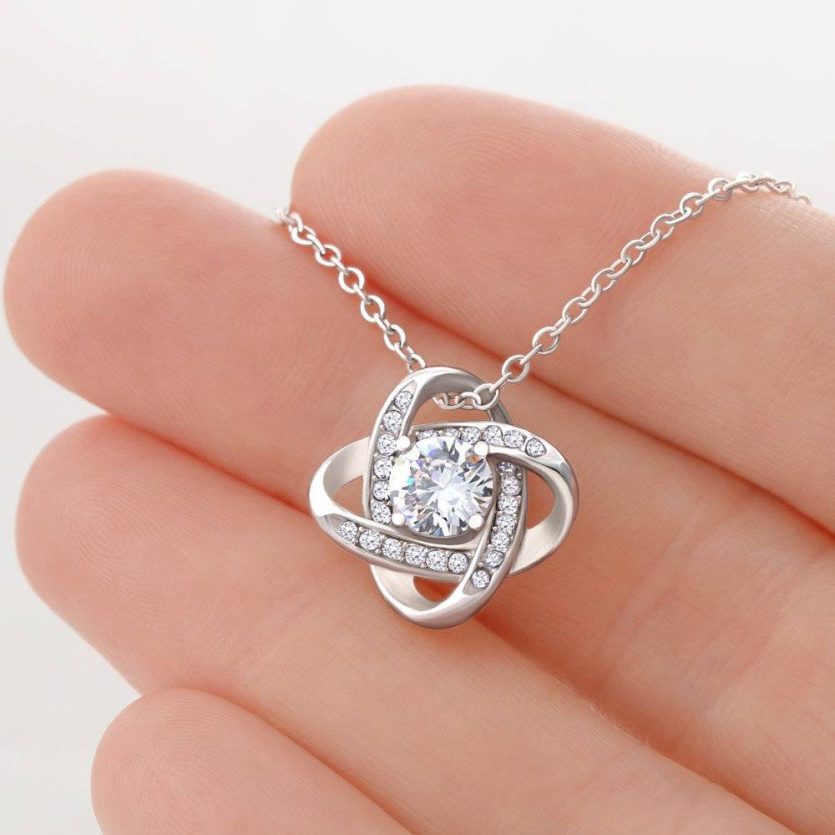 To My Dearest Daughter - Beautiful Chapters | Love Knot Necklace - Image 3