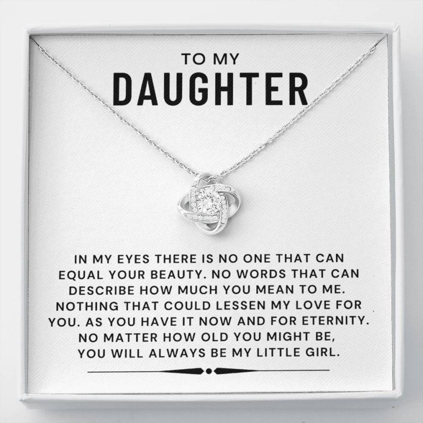 TO MY DAUGHTER | Love Knot Necklace💓 - Image 1