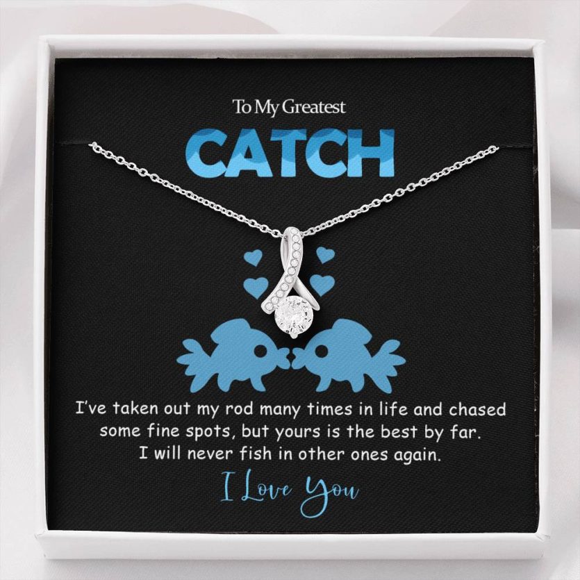 TO MY GREATEST CATCH - Heart Melt Message | Alluring necklace❤️ - Image 1