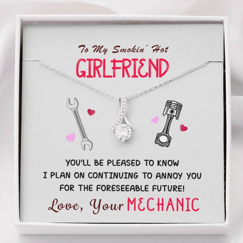 TO MY SMOKIN' HOT GIRLFRIEND - Heart Melt Message | Alluring necklace❤️ - Image 1