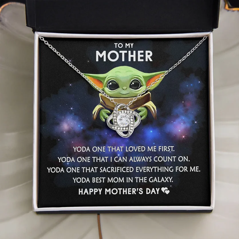 To My Mother | Love Knot Necklace - Image 1