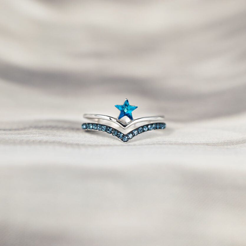 Catch Your Stars Double Chevron Ring 5