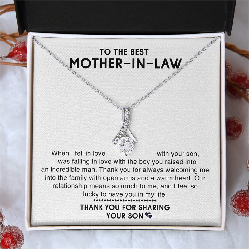 To The Best Mother-in-Law | Alluring Necklace - Image 1