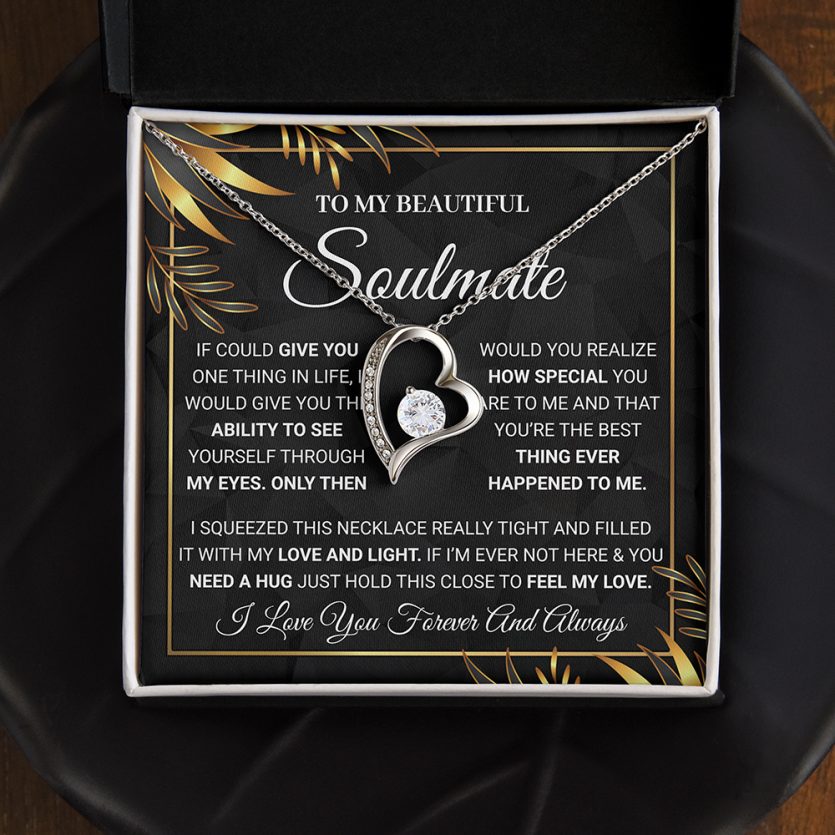 To My Beautiful Soulmate | Forever Love Necklace - Image 1