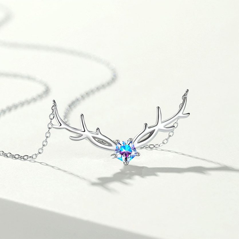 To My Smokin' Hot Doe - My Hunt Was Over | Deer Necklace - Image 2