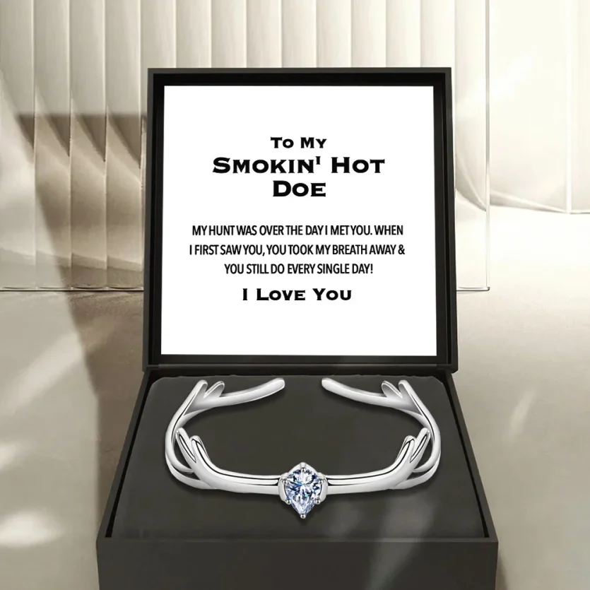 To My Smokin' Hot Doe - Deer Bracelet - Image 1