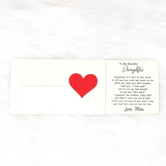 Slider Card | To My Beautiful Daughter