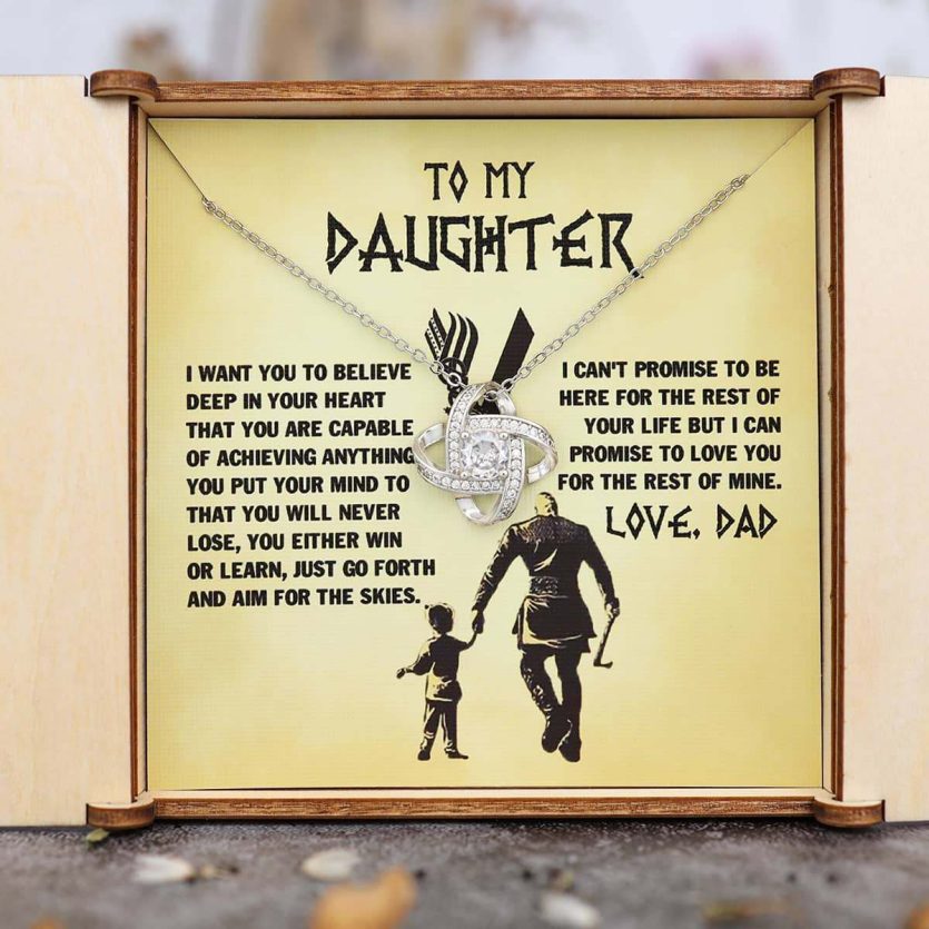 To My Daughter | Love Knot Necklace | Viking Box - Image 1