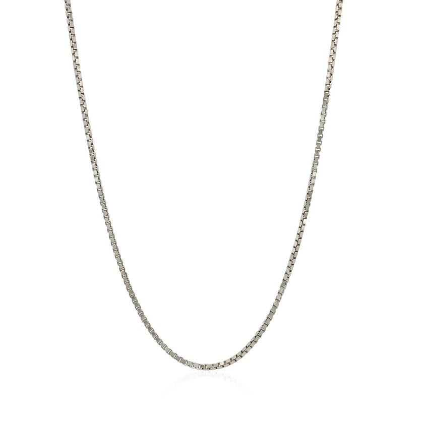 Sterling Silver 1.4mm Adjustable Box Chain (1.40 mm) - Image 2