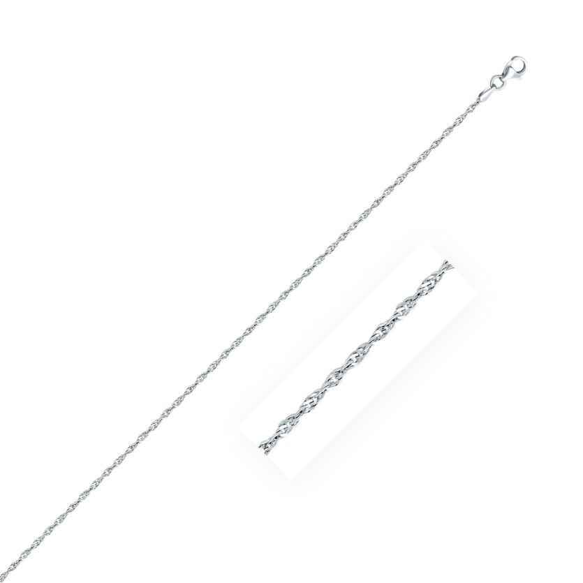 Sterling Silver Singapore Style Chain (1.80 mm) - Image 1