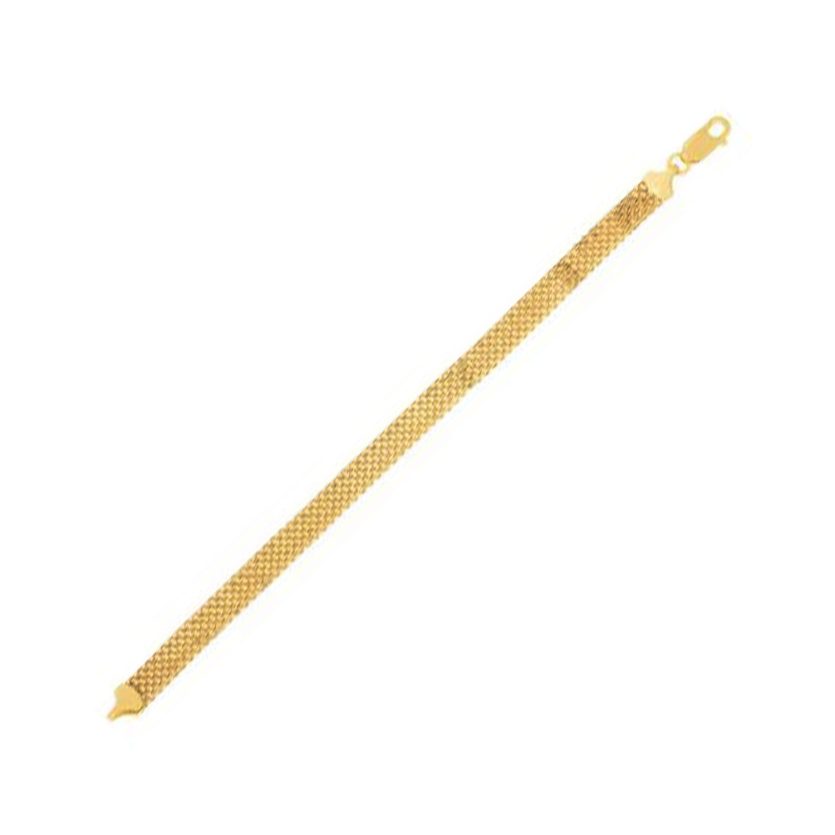 14k Yellow Gold Bismark Bracelet (7.00 mm) - Image 1