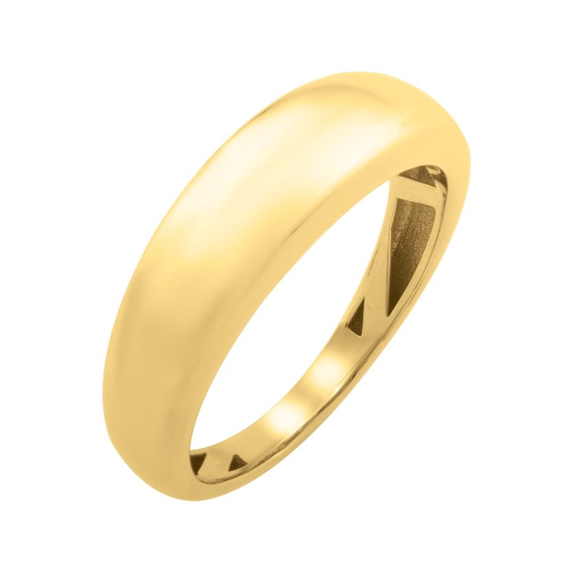 Graduated Dome Ring in 14K Yellow Gold (5.80 mm) - Image 1