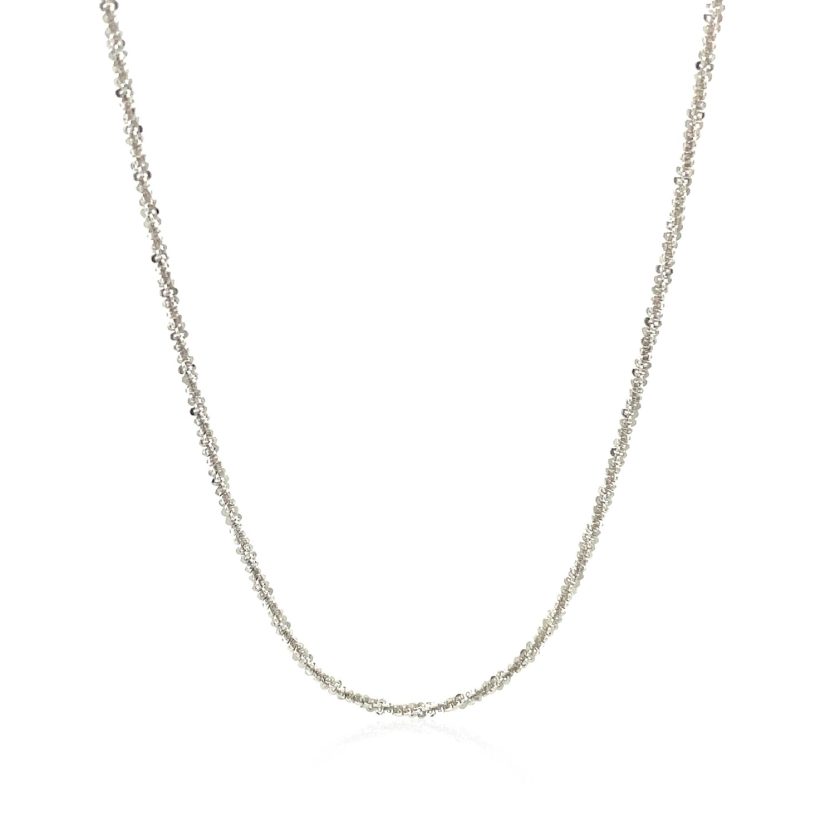 Sterling Silver 1.5mm Adjustable Sparkle Chain (1.50 mm) - Image 2