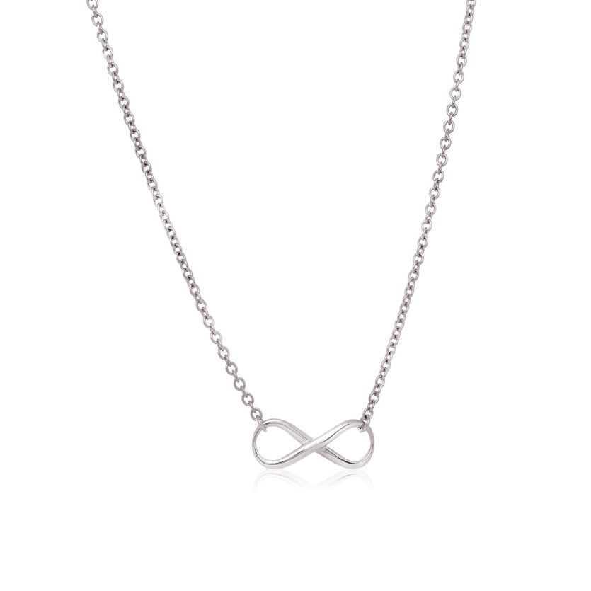 Sterling Silver Infinity Symbol Necklace - Image 1