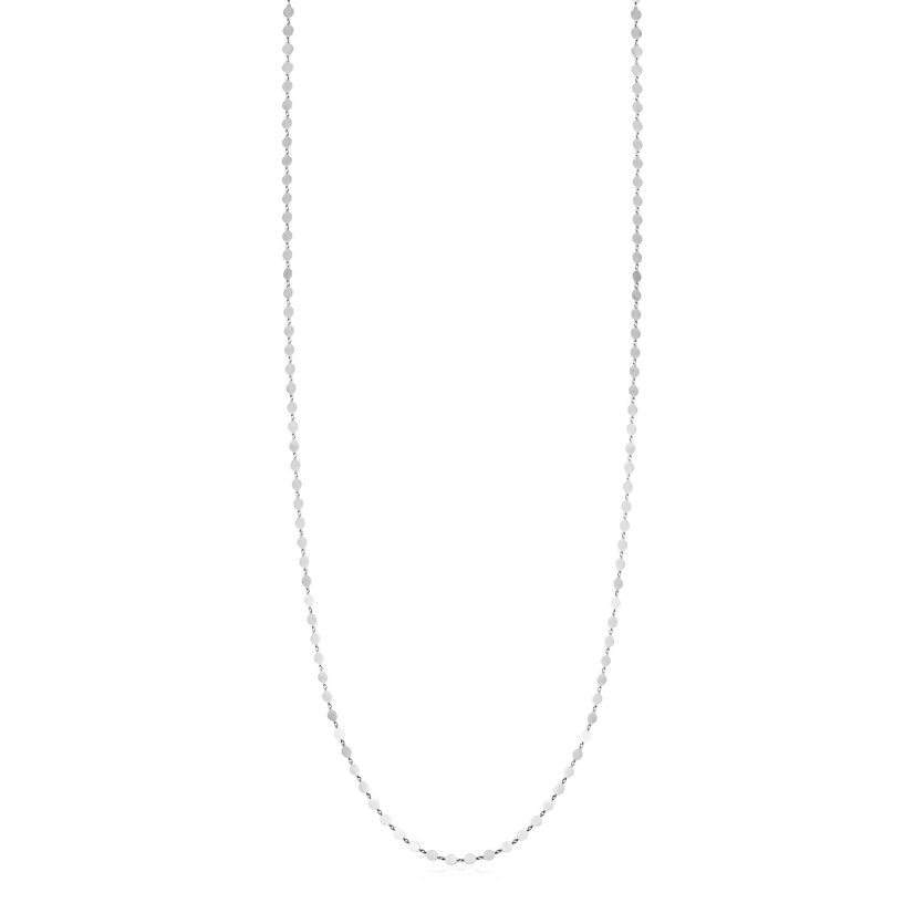 Sterling Silver Mirror Link Necklace - Image 1