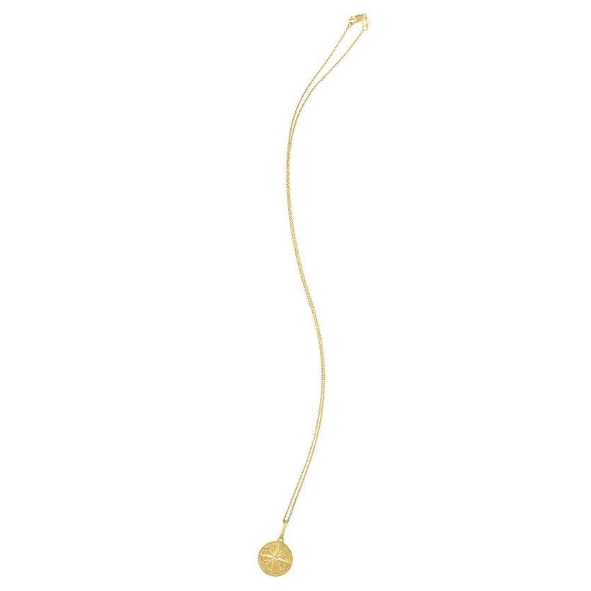 North Star Talisman Necklace in 14K Yellow Gold - Image 3