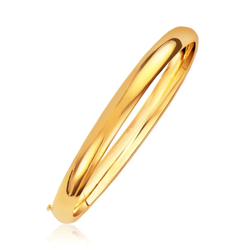 Classic Bangle in 14k Yellow Gold (6.00 mm) - Image 1