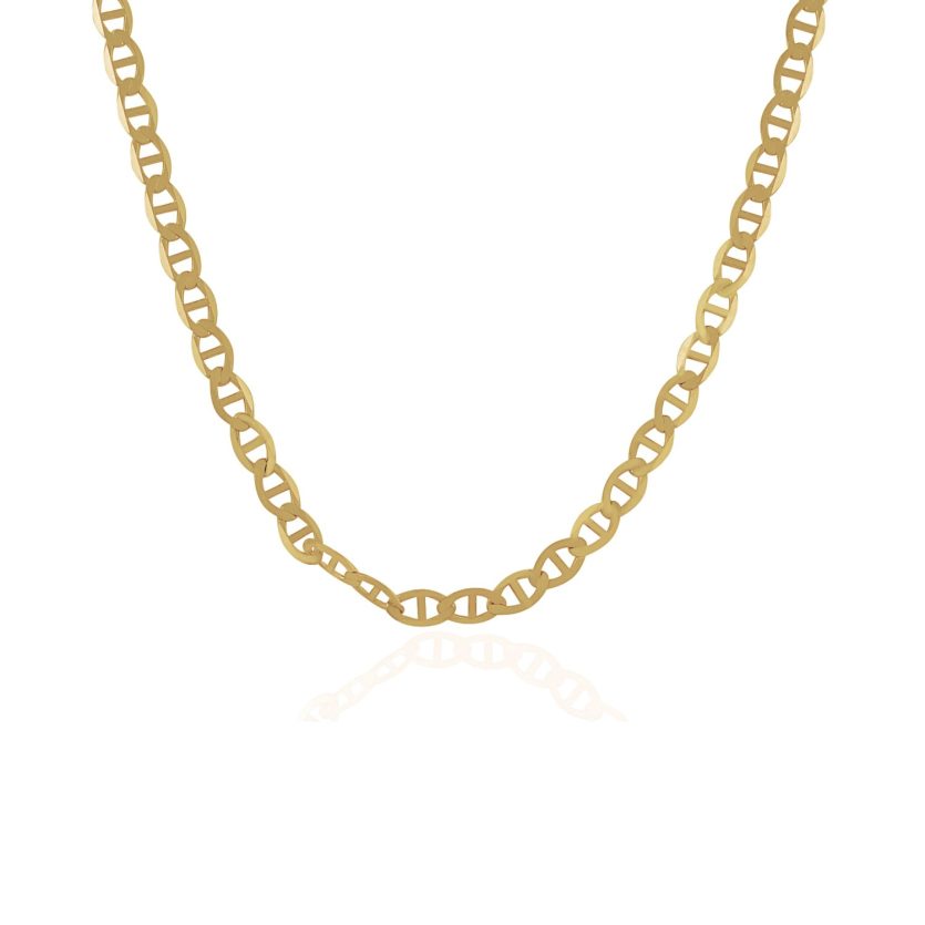10k Yellow Gold Mariner Link Chain (4.50 mm) - Image 2