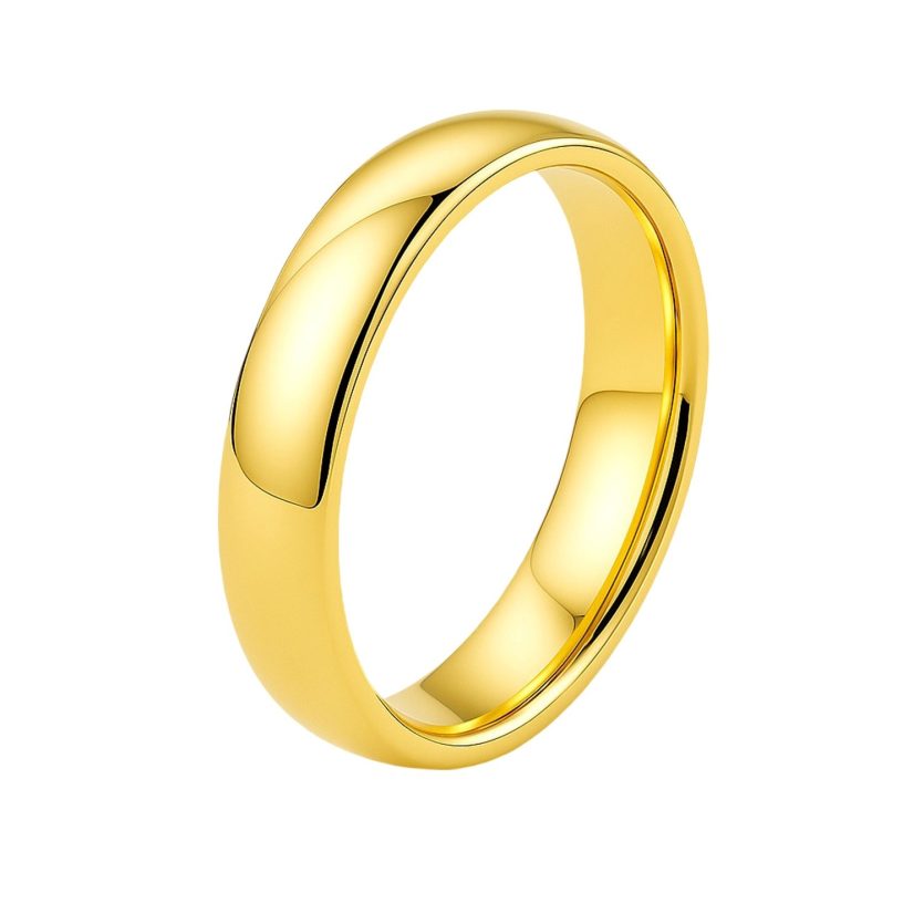 14k Yellow Gold Comfort Fit Wedding Band(4.00 mm) - Image 1