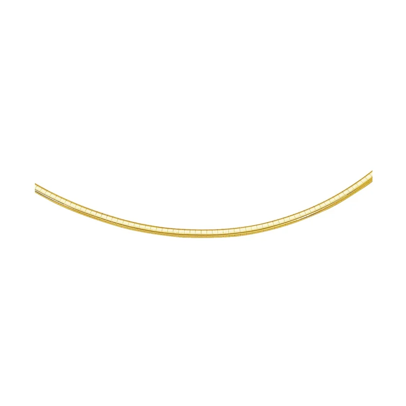 14k Yellow Gold Classic Omega Bracelet (3.00 mm) - Image 1
