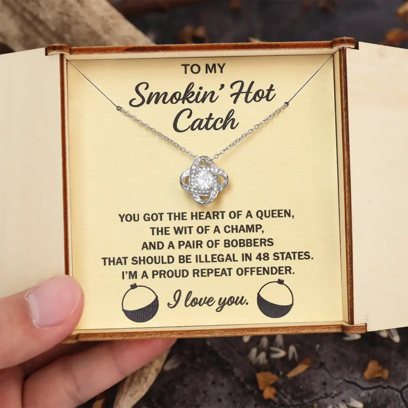 Pair of Bobbers | Love Knot Necklace | Fishing Box - Image 3