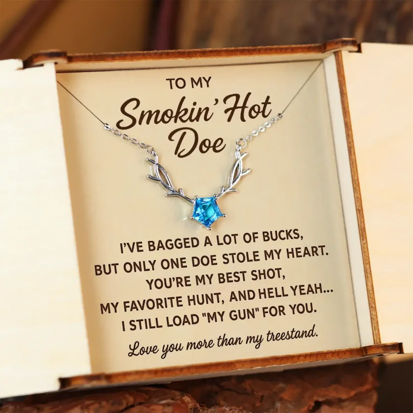 Deer Necklace | To My Smokin’ Hot Doe | Deer Box - Image 3