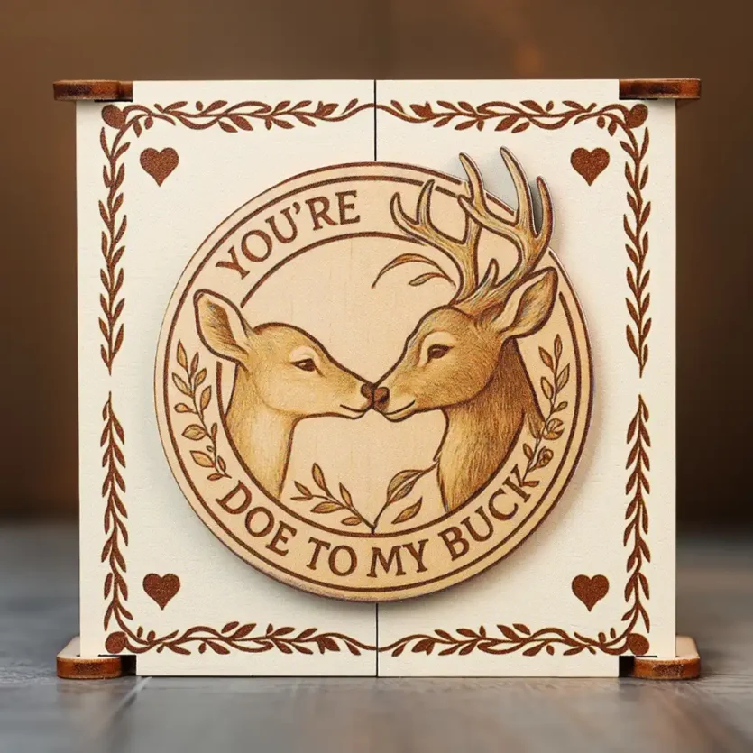 Deer Necklace | To My Smokin’ Hot Doe | Deer Box - Image 2