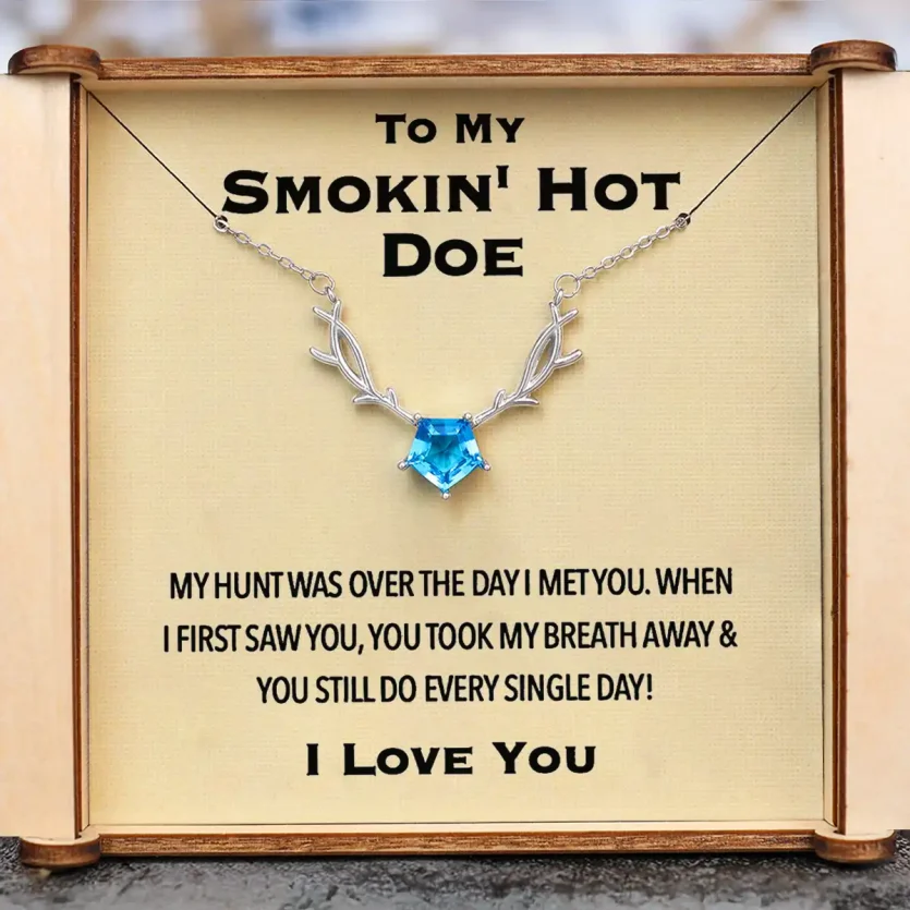 Every Single Day | Deer Necklace | Deer Box - Image 1