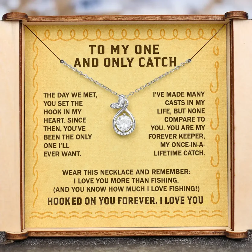 Once-in-a-lifetime Catch | Fishing Necklace | Fishing Box - Image 1