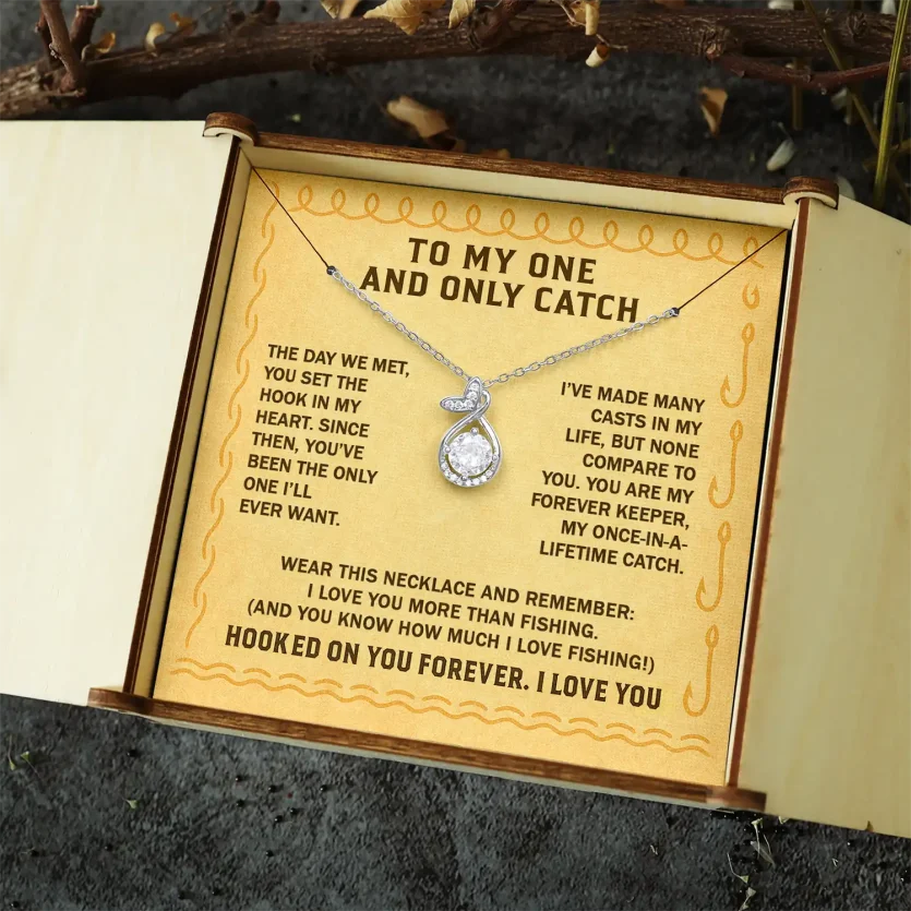 Once-in-a-lifetime Catch | Fishing Necklace | Fishing Box - Image 4