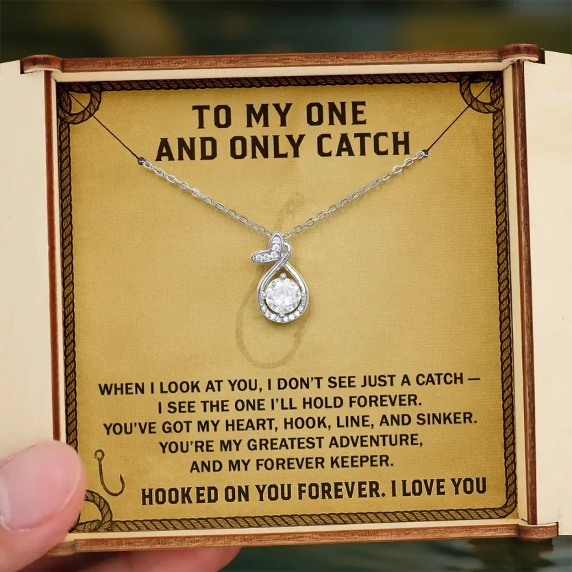 Hooked On You | Fishing Necklace | Fishing Box - Image 3